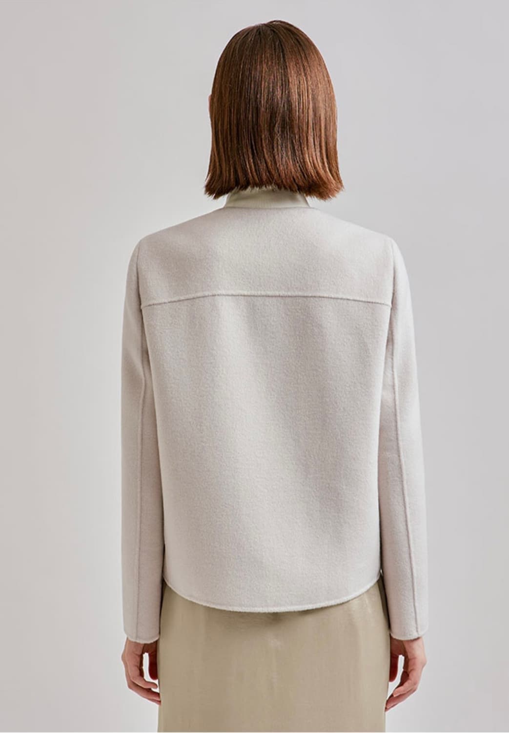 SHESMISS 쉬즈미스 아이보리 울 핸드메이드자켓 (55) 상품이미지4