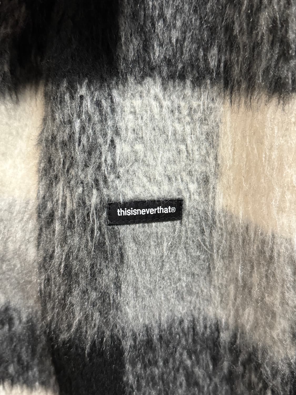 디스이즈네버댓 자켓 Brushed Check Zip Jacket Blac 상품이미지6