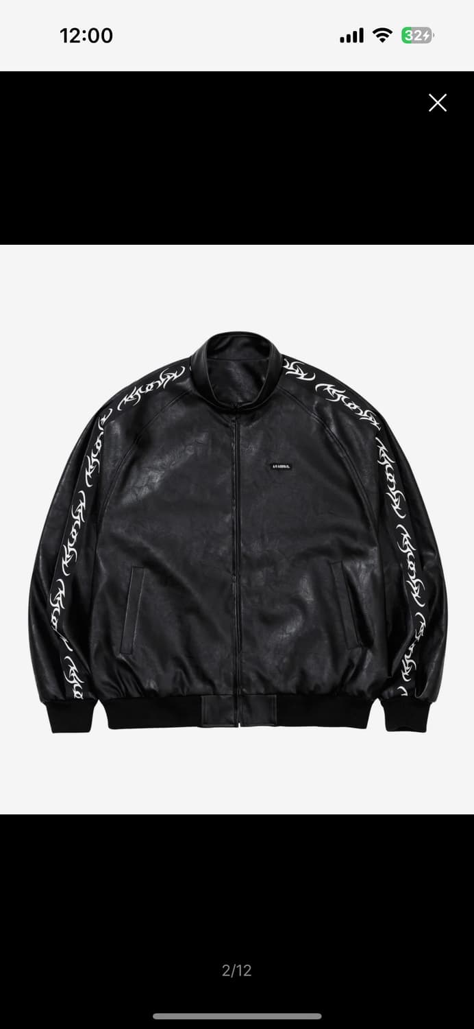 아조바이아조 레더 트랙탑 L 상품이미지3