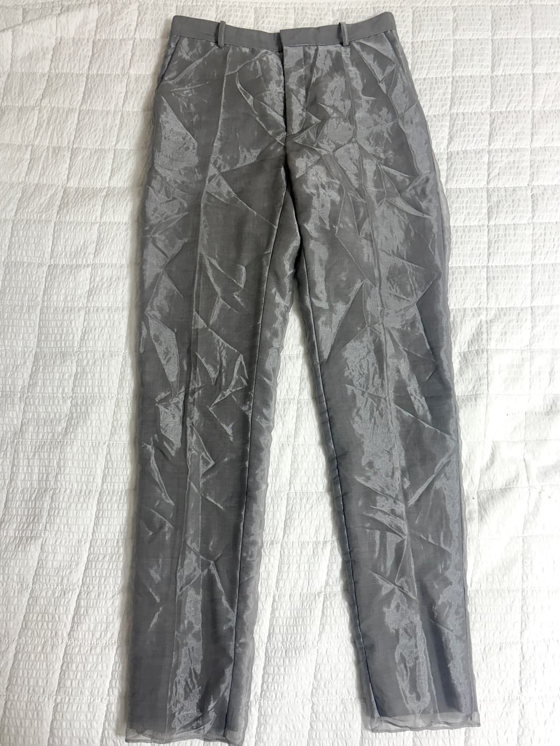 Y/project organza tailored pants 상품이미지1