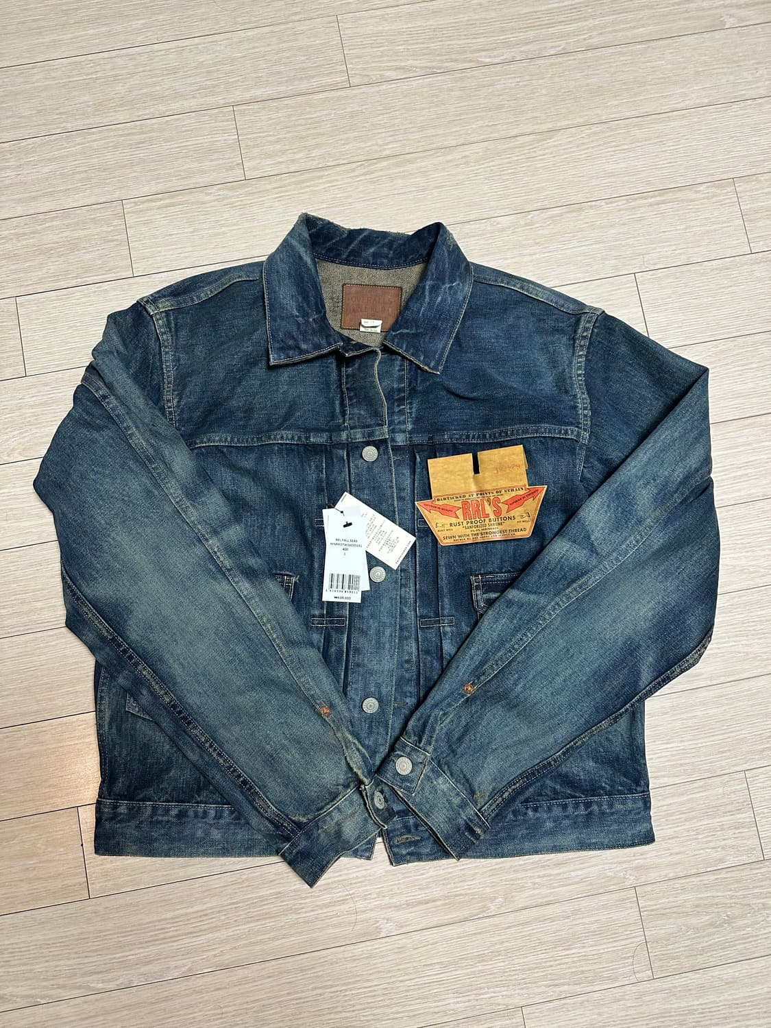 [L] RRL 웨스트뷰 데님 트러커 상품이미지1