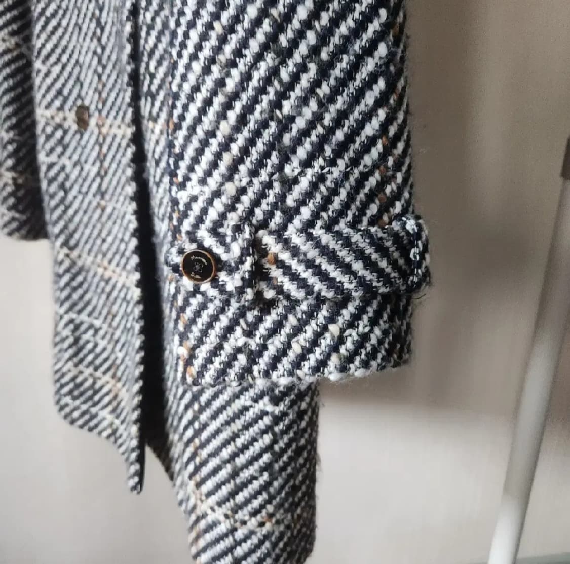 마시모두띠 더블 헤링본 울코트 상품이미지6