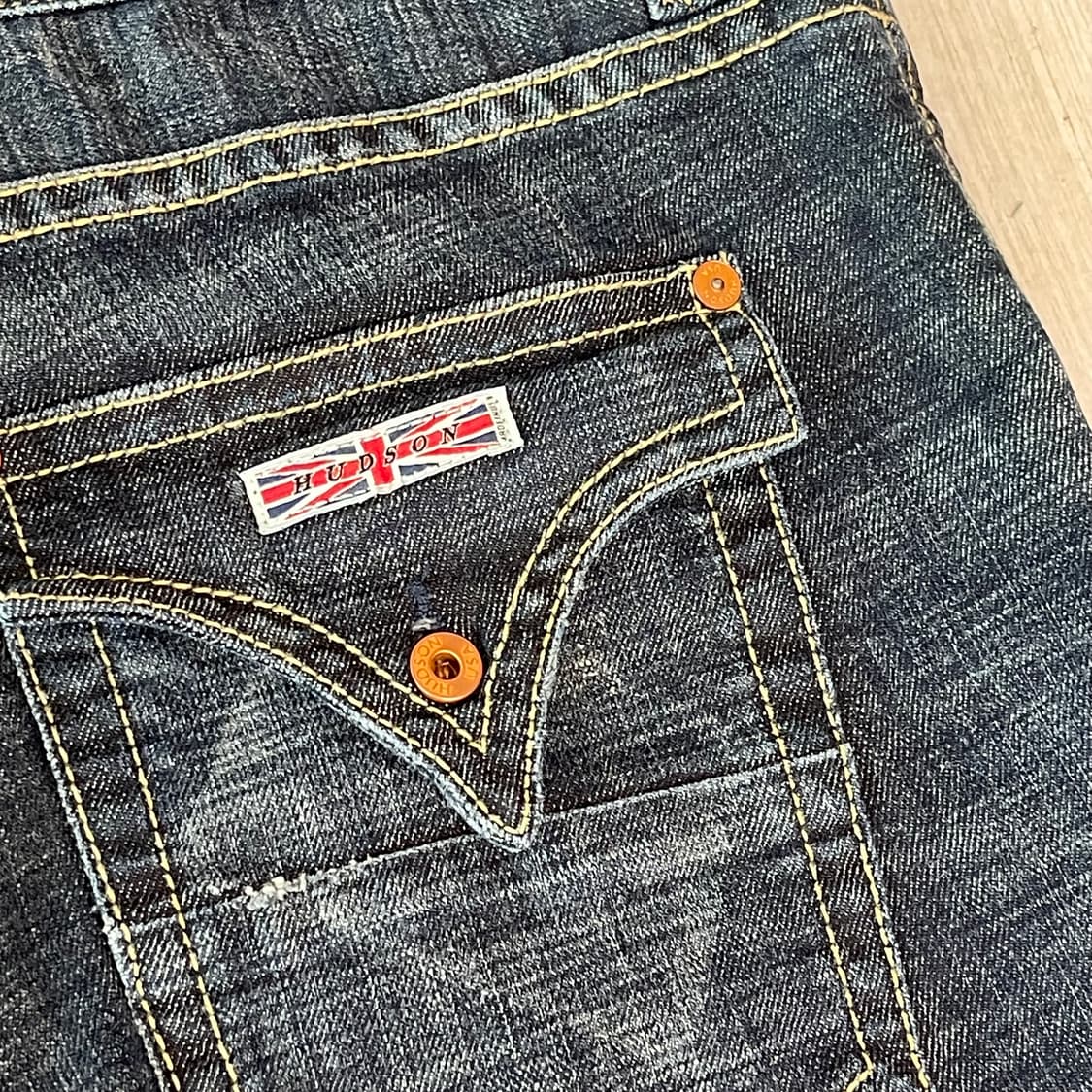 허드슨 40인치 빅사이즈 데님 청바지 (Made in USA) 상품이미지10