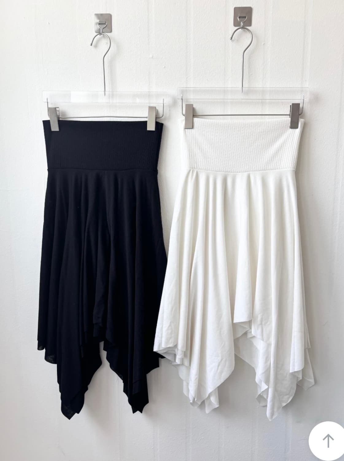 히피디피 소프트 플레어 스커트 미디스커트 블랙 상품이미지5