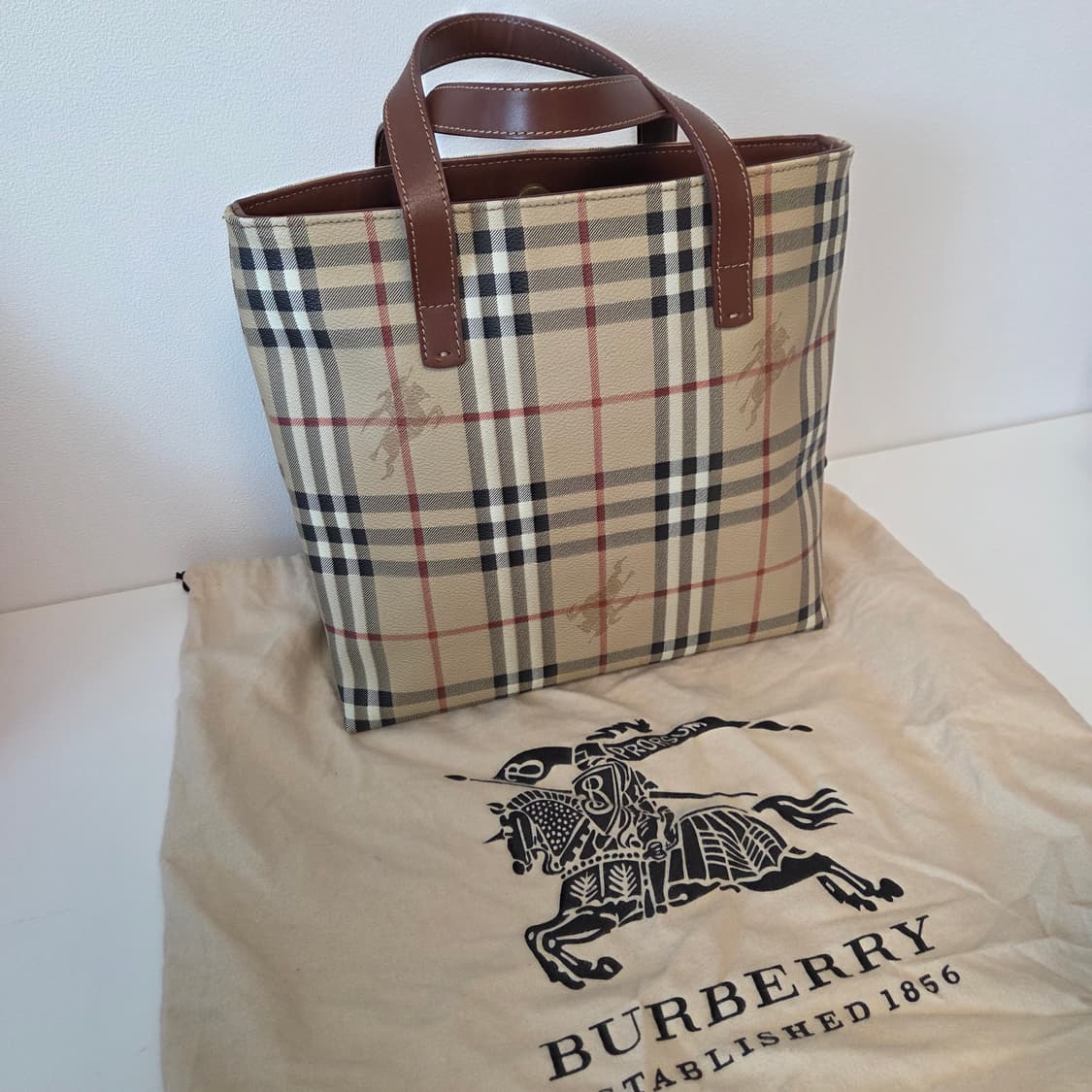 BURBERRY 버버리 정품 토트백 스퀘어백 빈티지체크 클래식 상품이미지2