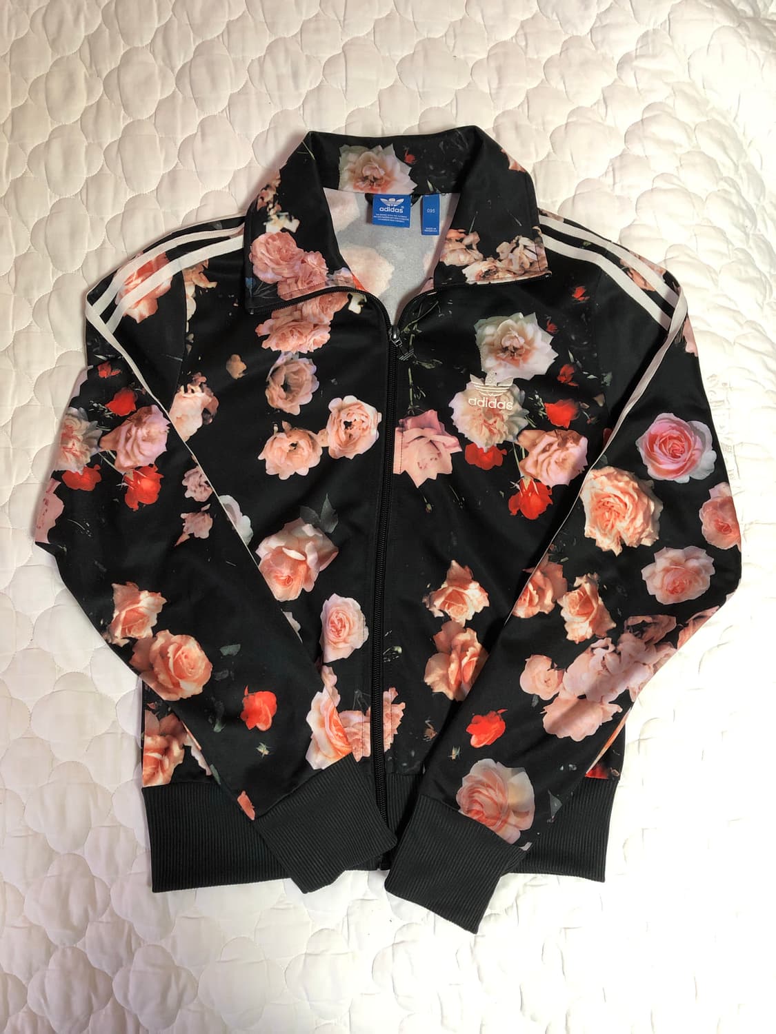 [아디다스 희귀 져지] 파이어버드 빅로고 삼선 플로랄트랙탑 져지 95 상품이미지1