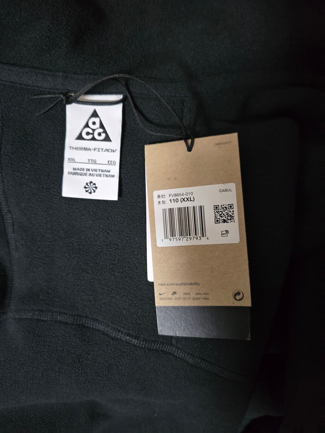 나이키 acg 캔웰 글레이셔 플리스자켓 상품이미지4