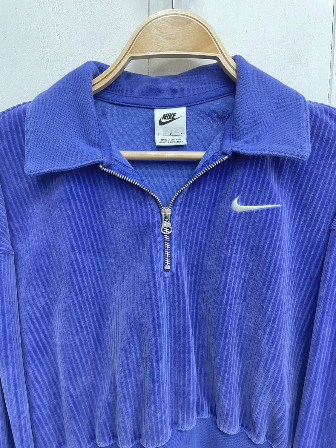 나이키 벨루어 코듀로이 크롭 하프 집업 상품이미지5