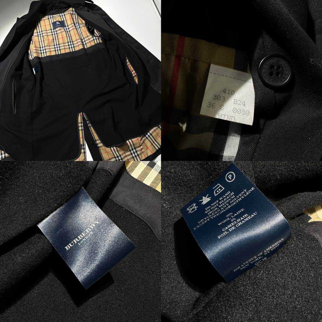 버버리 울카라 로브 싱글 트렌치 코트 블랙 상품이미지8