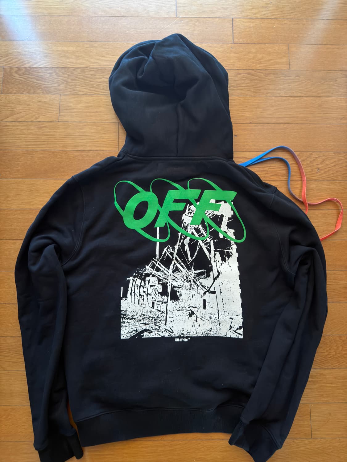 Off White 19FW ruined factory 후드 L 상품이미지2