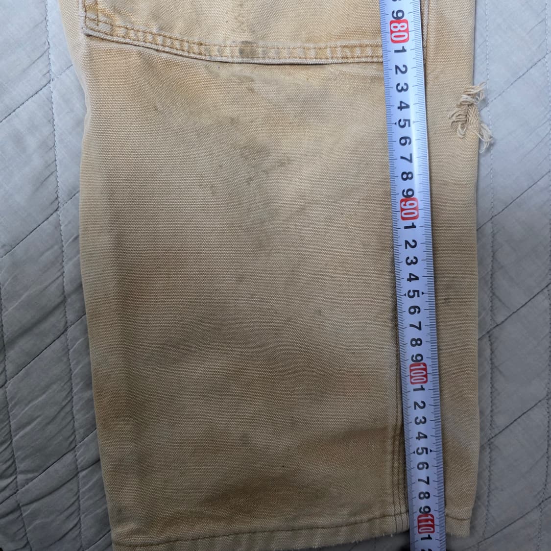 [36X34] 칼하트 더블니 B136 BRN 워크팬츠 트래쉬드 T-4 상품이미지10