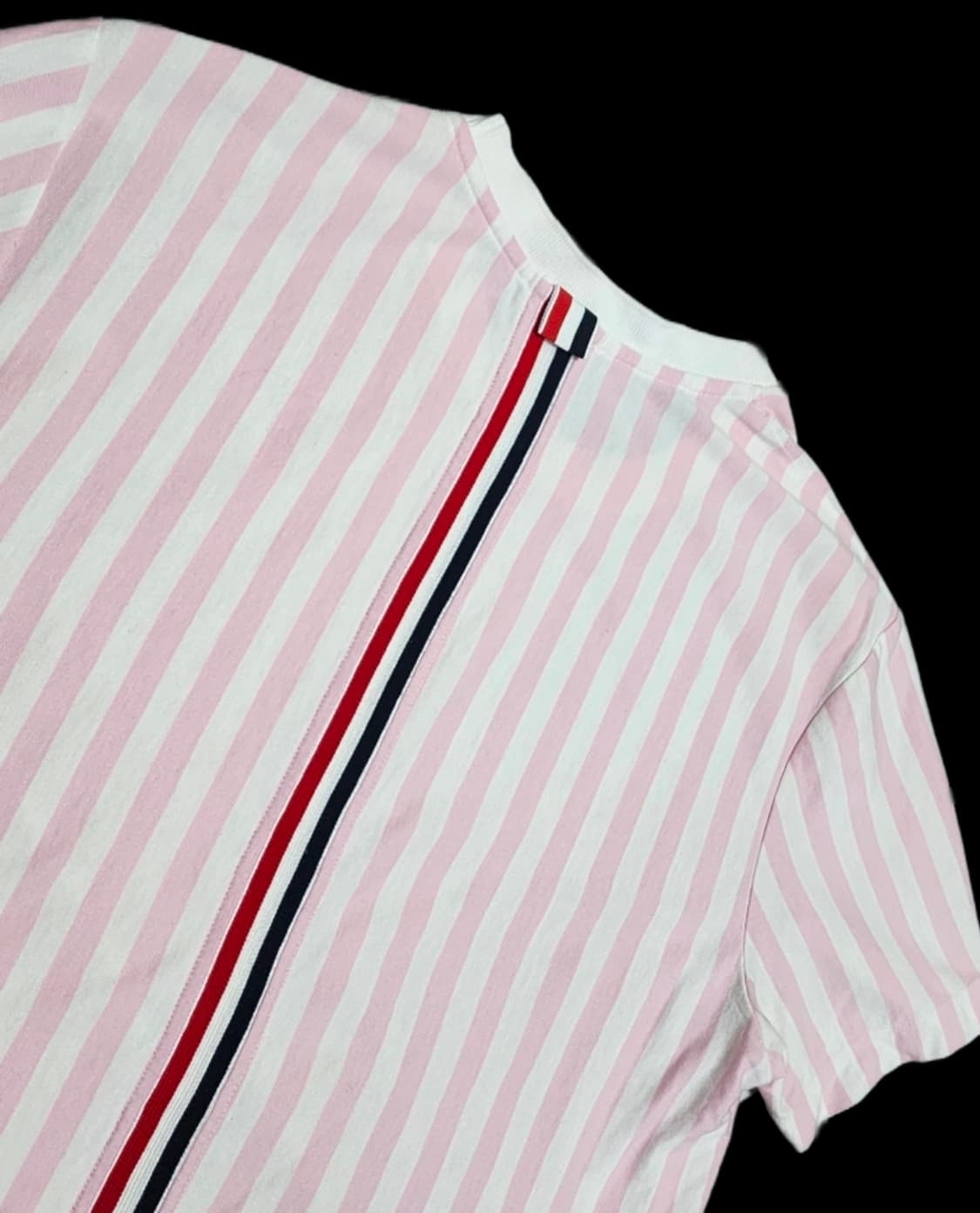 톰브라운 스트라이프 삼선 반팔티  상품이미지4