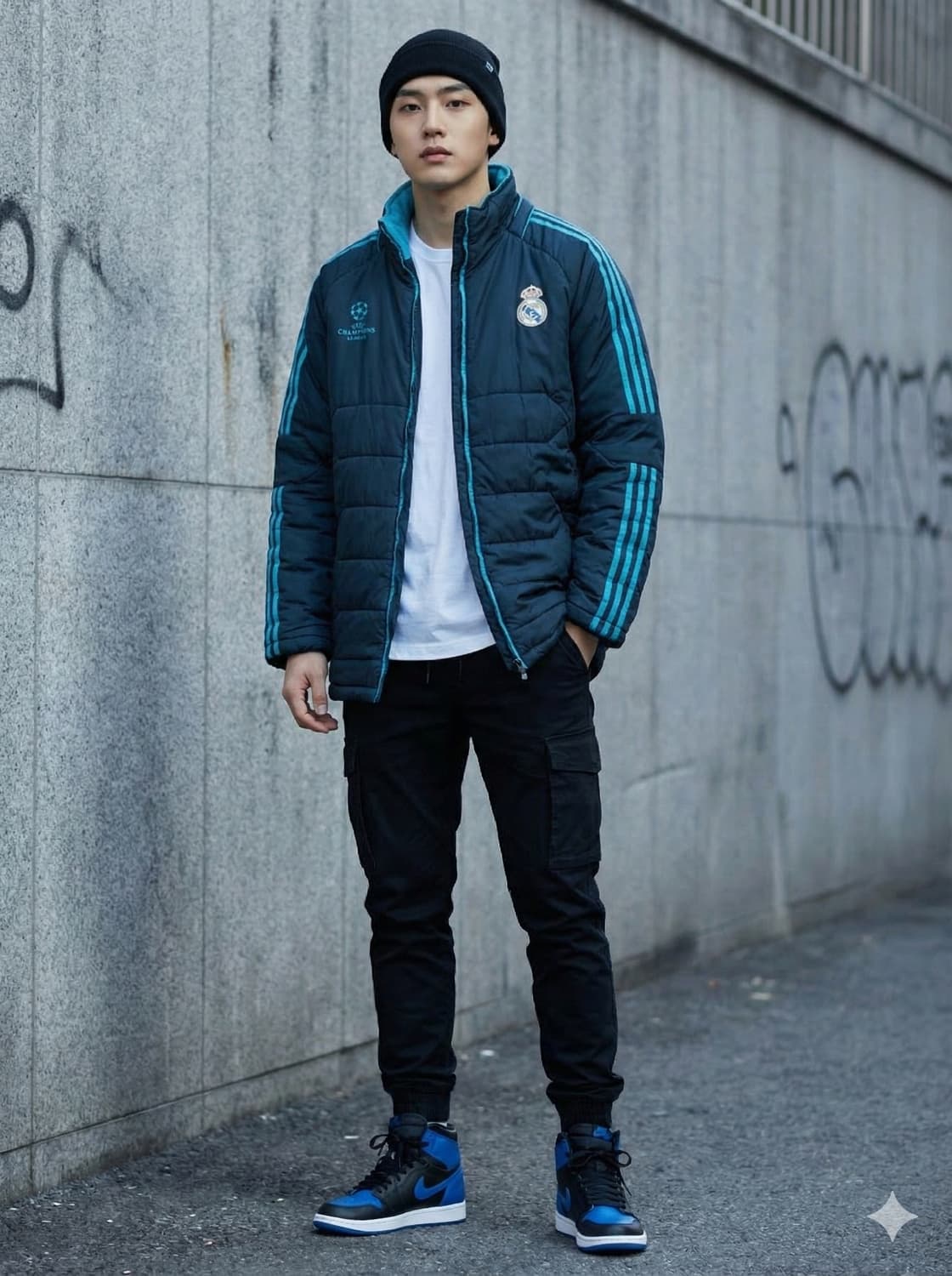 아디다스 레알마드리드 챔스 패딩_L 상품이미지1