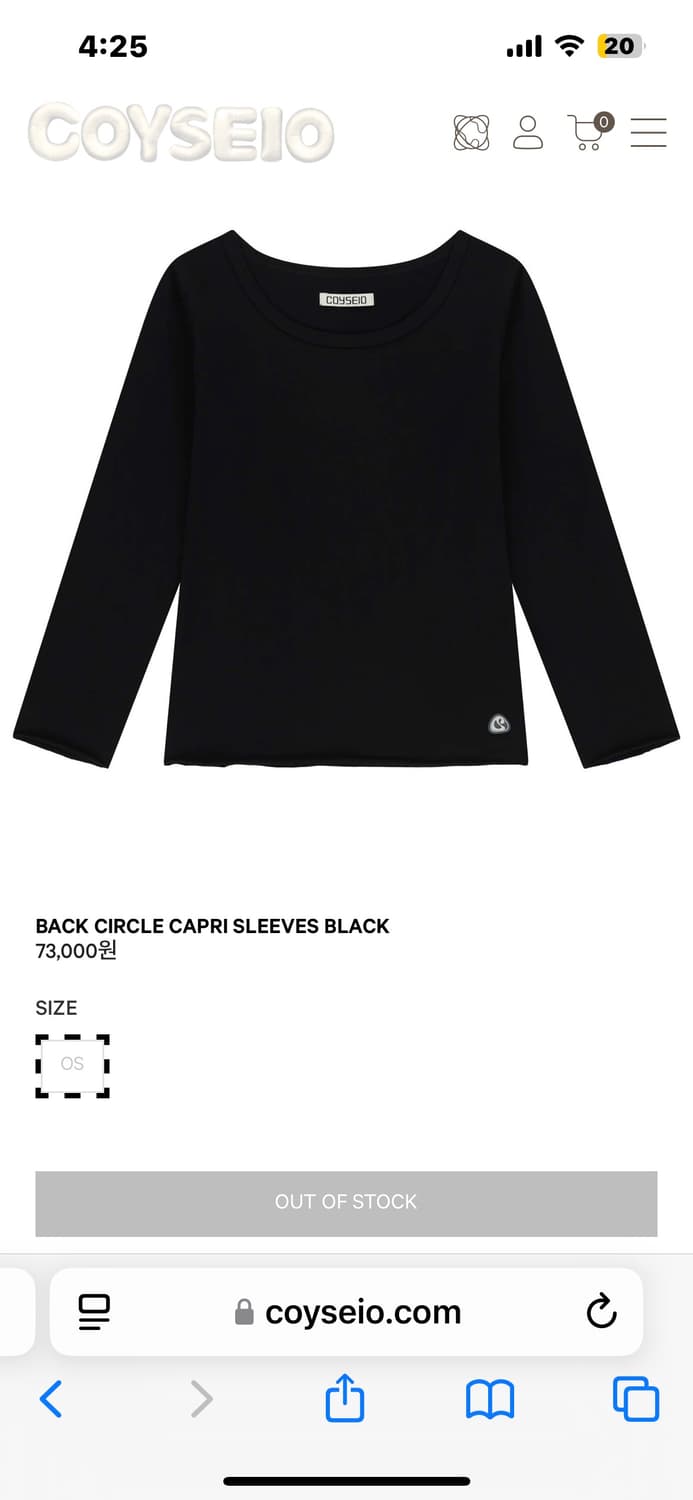 Coyseio back circle capri t  상품이미지1