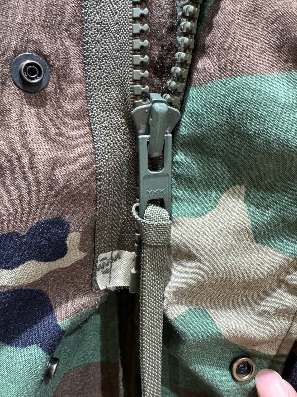 US Army 우드랜드 카모 M65 필드 자켓 (L-S / 내피 포함) 상품이미지5