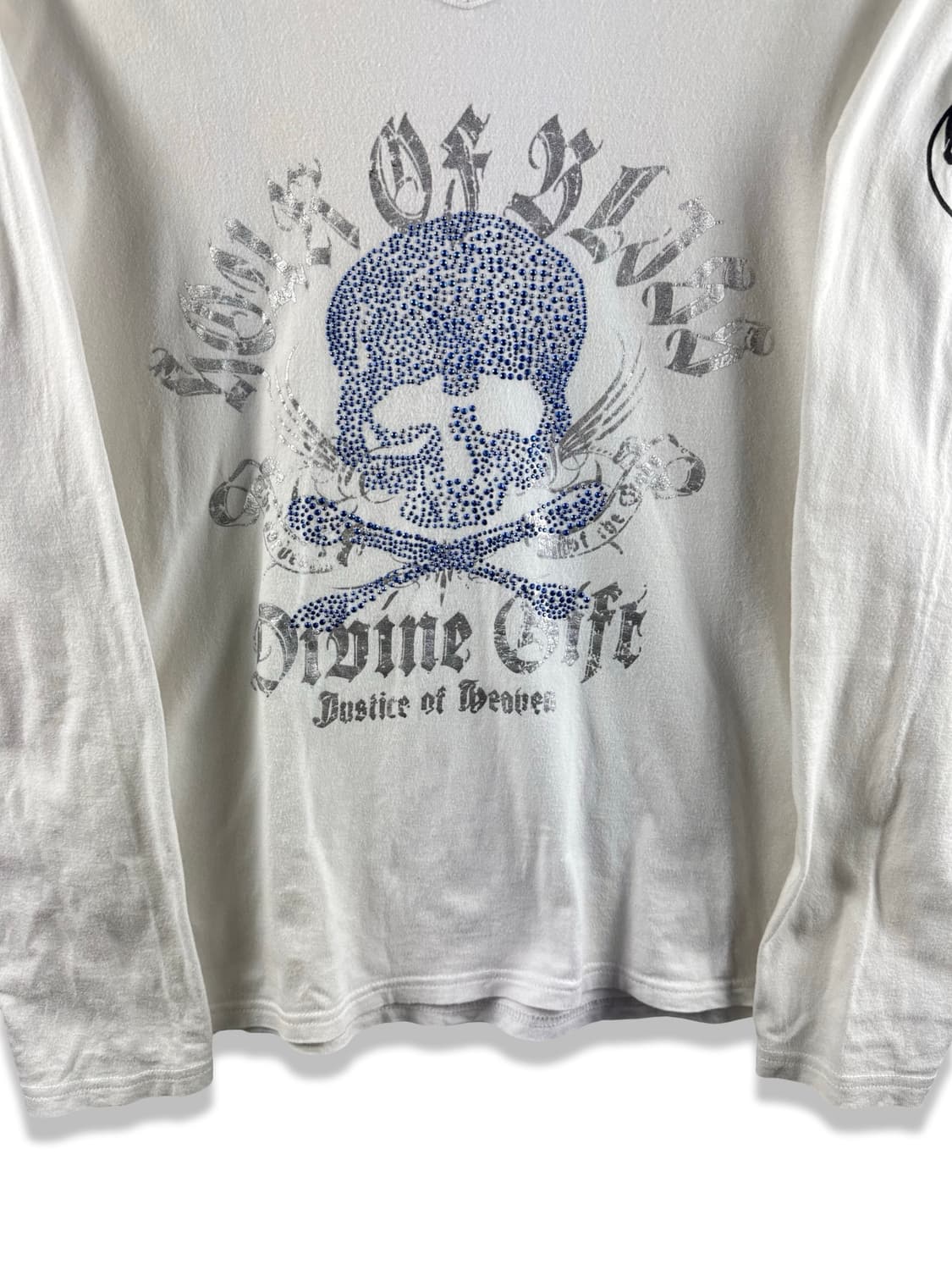 JPN 펑크 스컬 큐빅 롱슬리브2741 상품이미지4