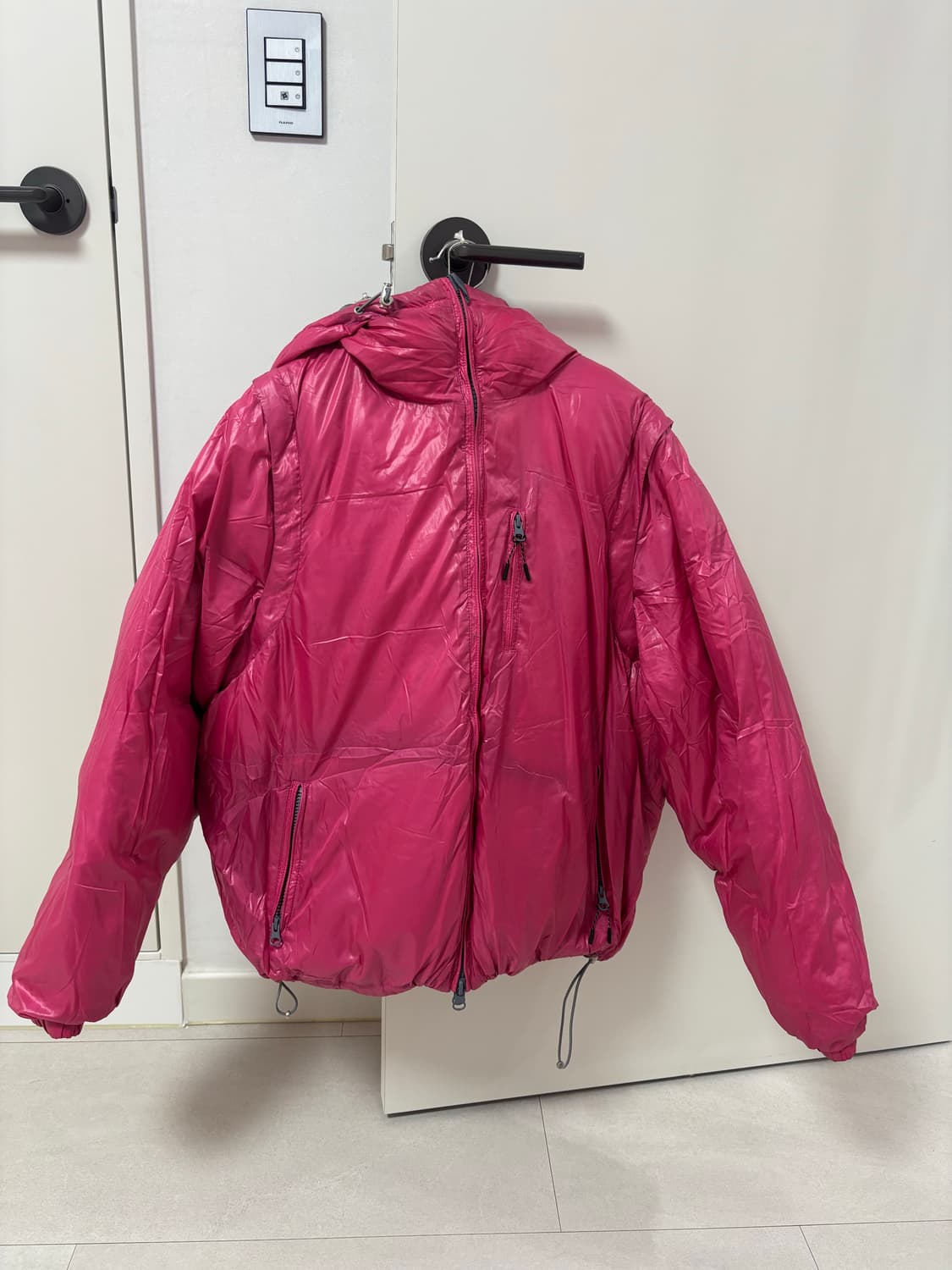 더바이닐하우스 REVERSIBLE PADDED JACKET GREY/M 상품이미지3