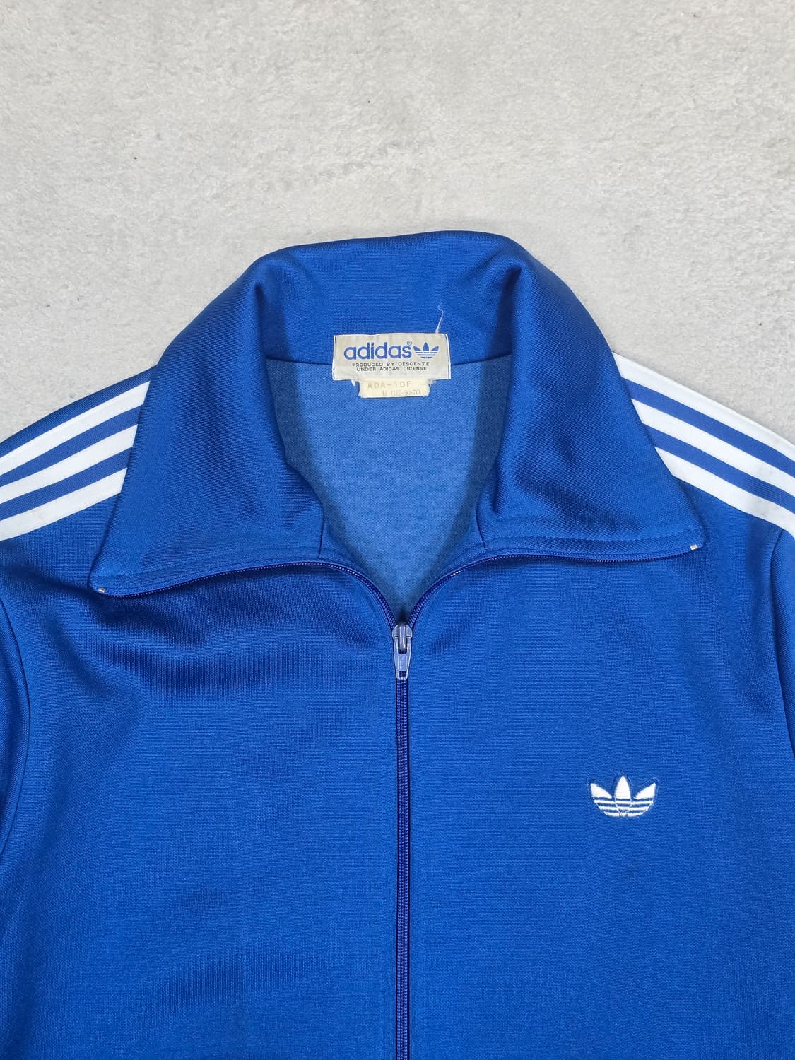 80s 아디다스 서독 저지 블루 파이어버드 상품이미지3