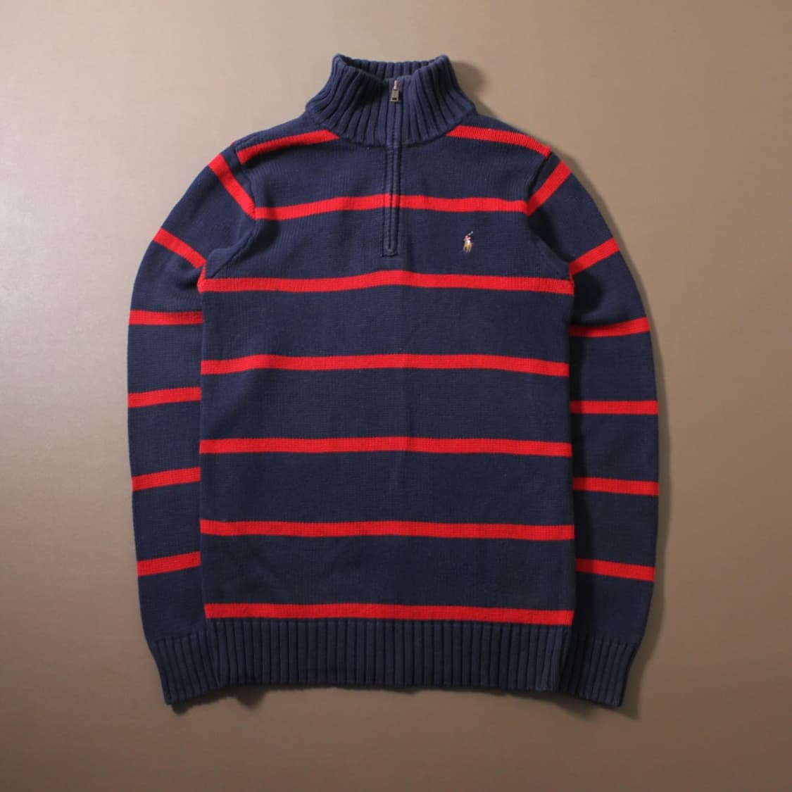 Polo 폴로 랄프로렌 스트라이프 니트 하프집업 상품이미지2
