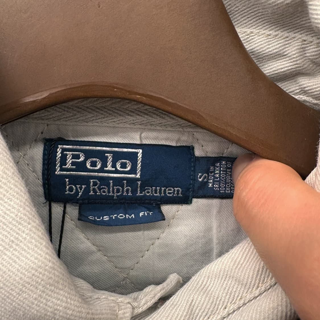 90s 폴로 랄프로렌 골프클럽 자수 빅V패치 헤비코튼 럭비셔츠 N605 상품이미지8