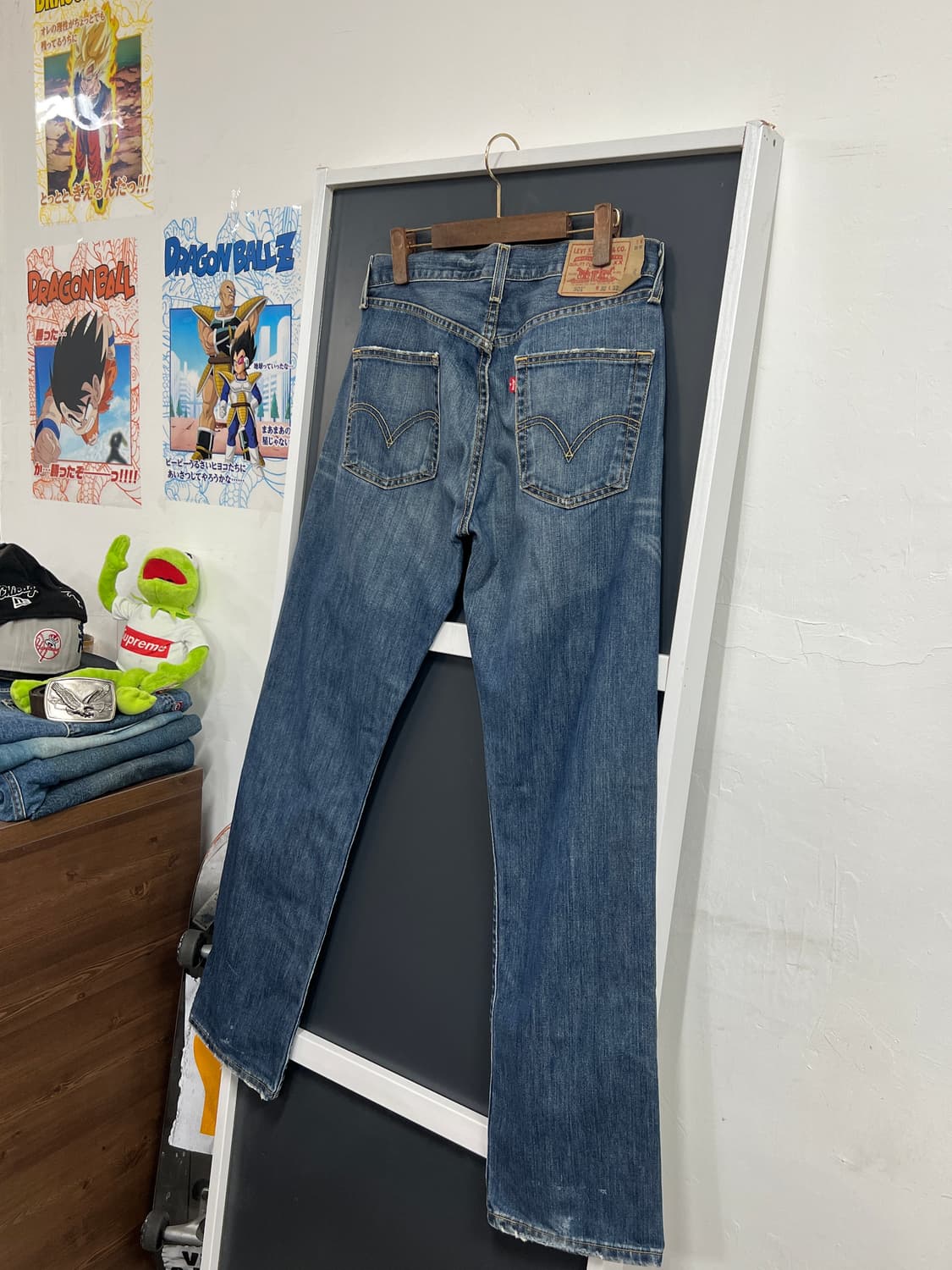 00s Levis 리바이스 501 버튼플라이 스트레이트 데님 팬츠 상품이미지1