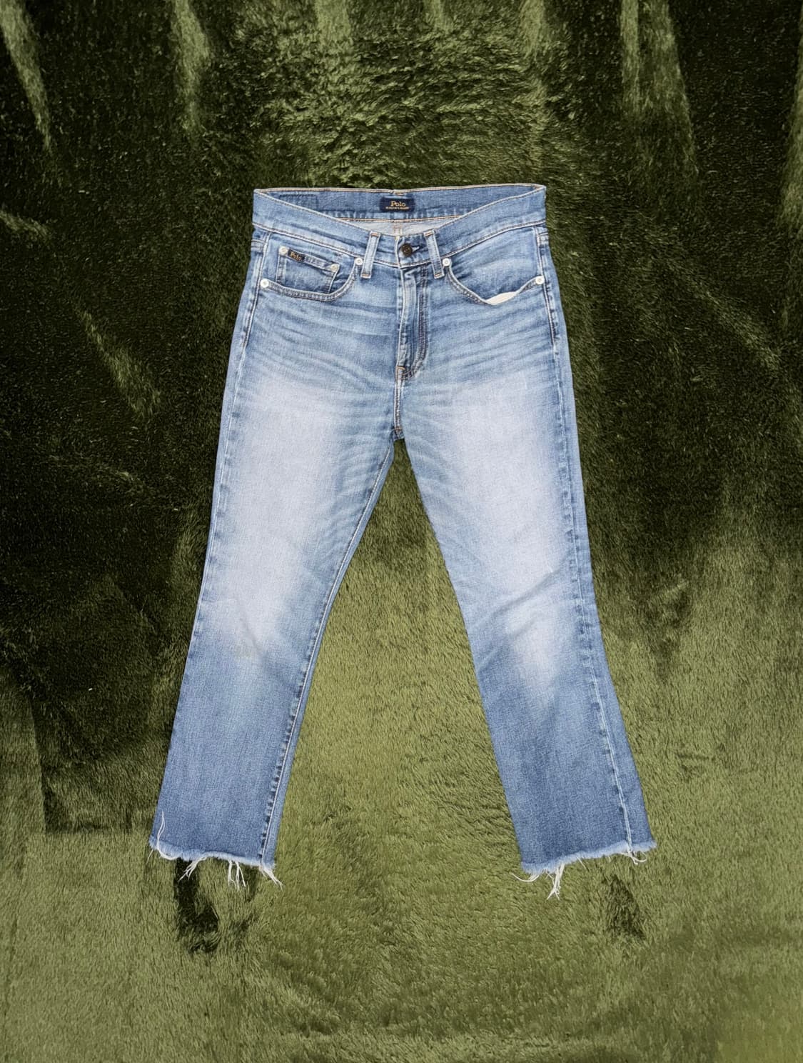 [28] 폴로 랄프로렌 재팬 컷 오프 빈티지 워싱 데님 팬츠 상품이미지1