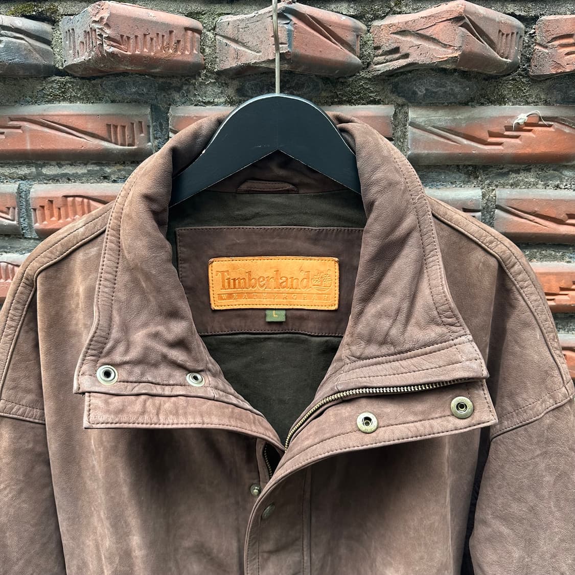빈티지 90s 팀버랜드 소가죽 스웨이드 자켓 상품이미지3