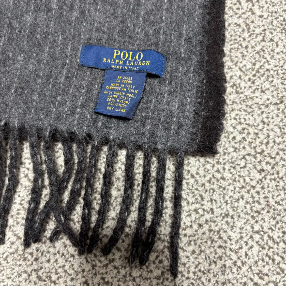 [택포,램스울80] 폴로 랄프로렌 투웨이 이태리 머플러 목도리 [A] 상품이미지3