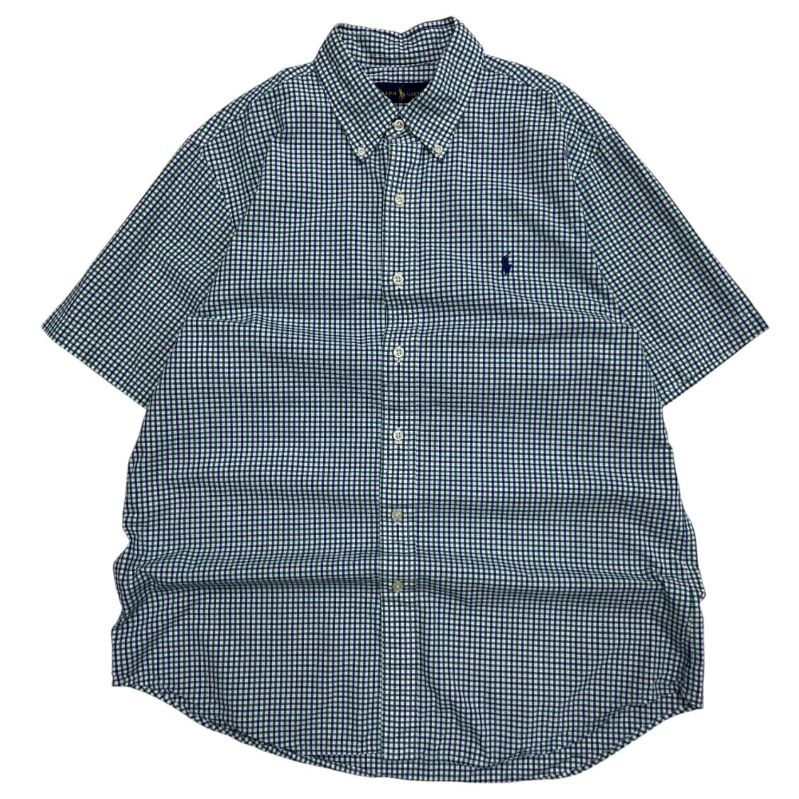 폴로 랄프로렌 그린체크 반팔셔츠 L 상품이미지2