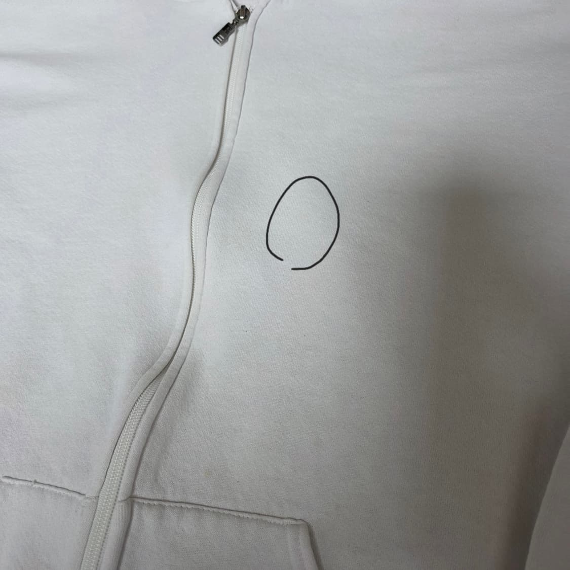 [XL]  90s 러셀 애슬레틱 화이트 후드집업 ver. 미듐컨디션 상품이미지5