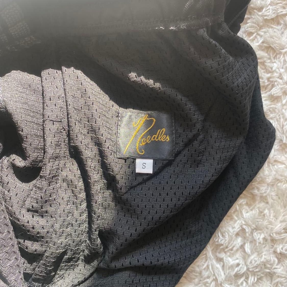 니들스 x LHP 트랙 쇼츠 폴리 스무스 블랙 S 상품이미지5