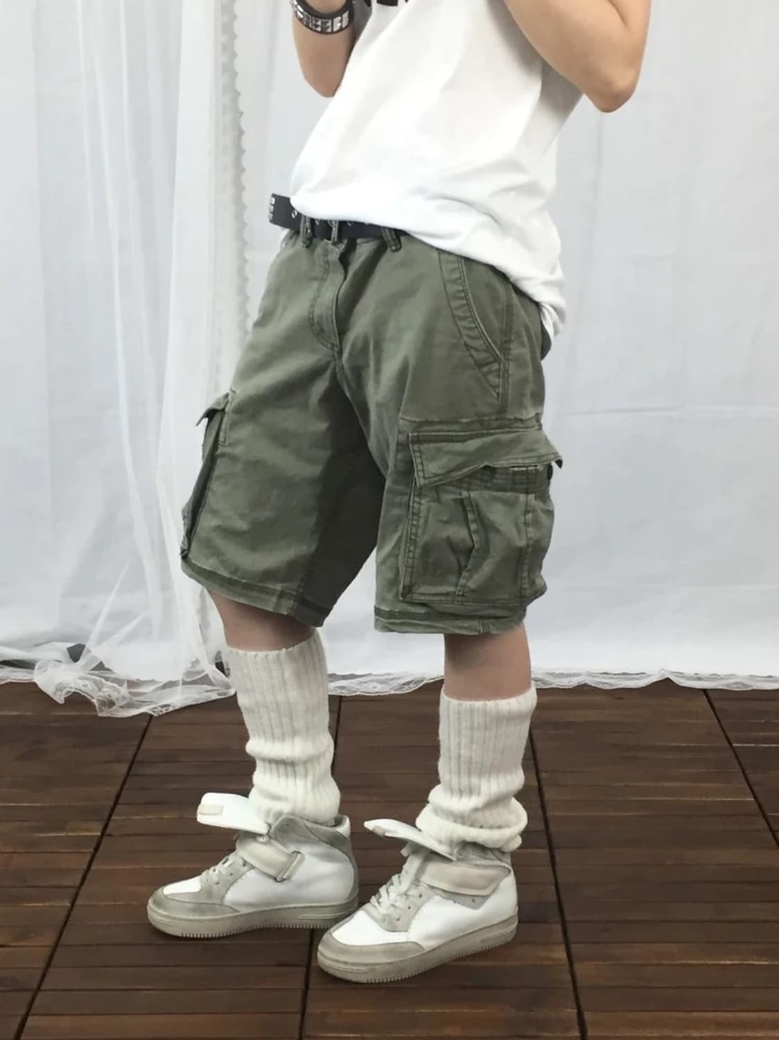 GAP Olive Cargo Bermuda Shorts 상품이미지2