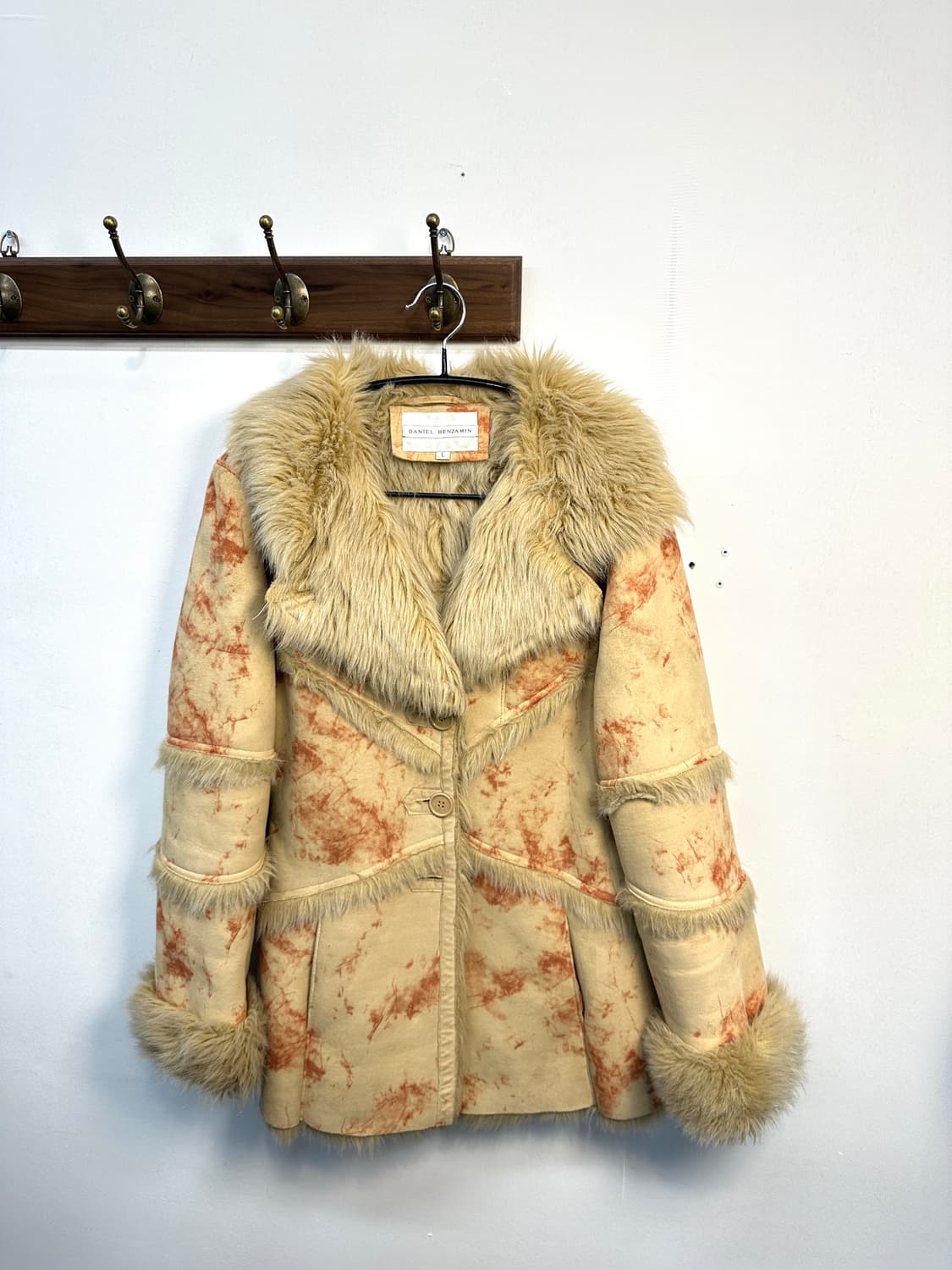 Japan y2k 다니엘 폭스 스웨이드 무스탕 상품이미지2