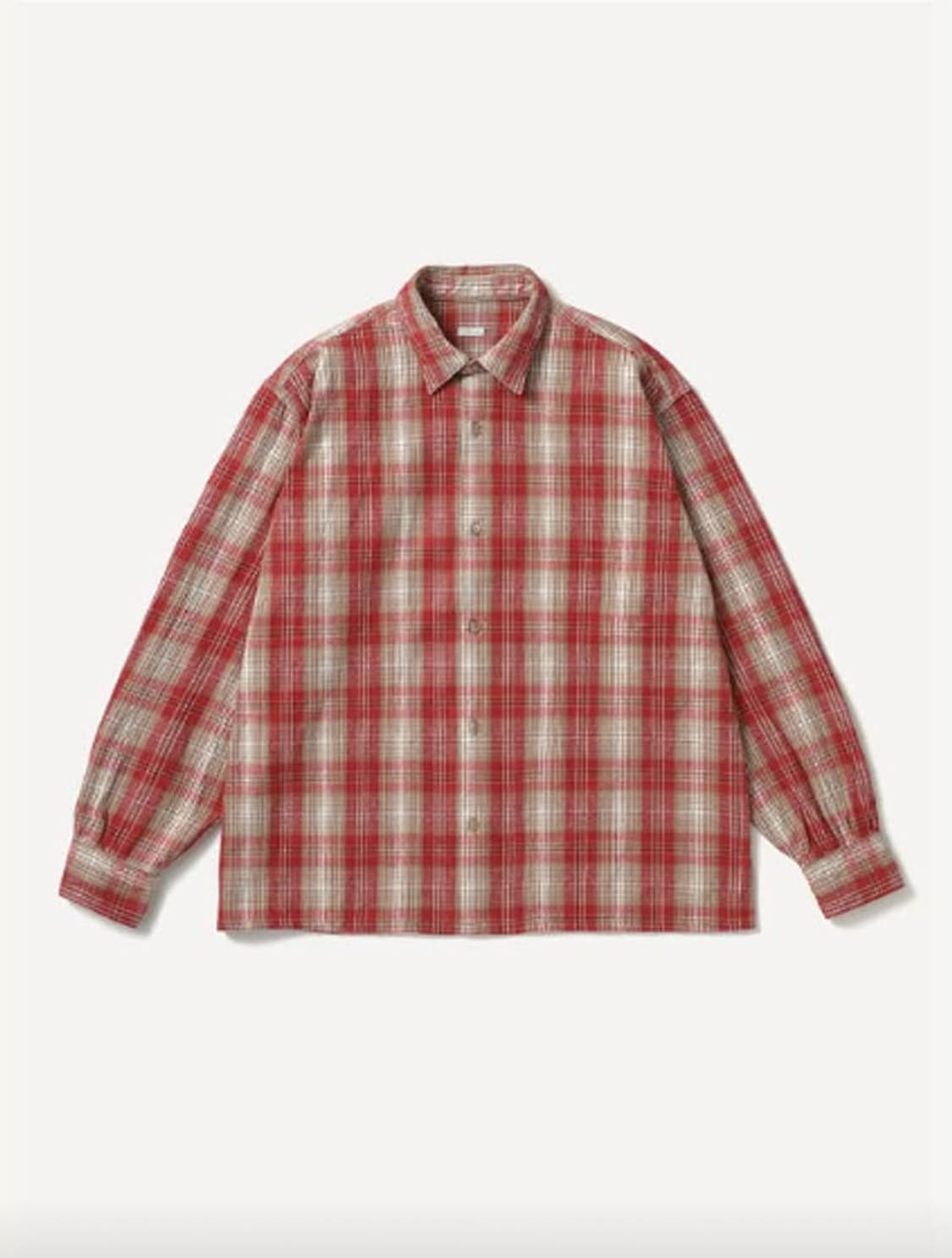 구매) 아프레쎄 빈티지 코튼 실크넵 체크셔츠 (3) 상품이미지1