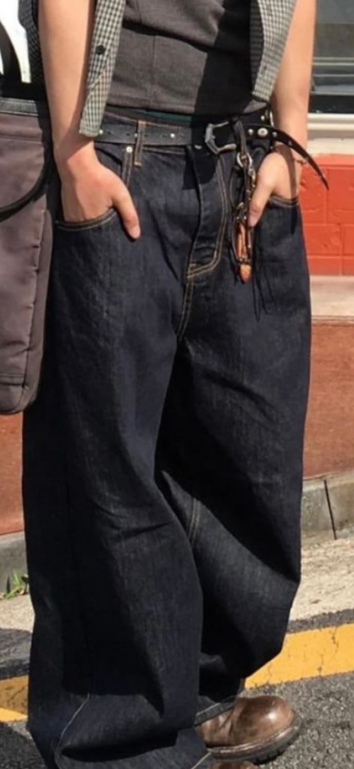 아우가마카라스 Studded Bumpy Buckle Belt Type B 상품이미지2