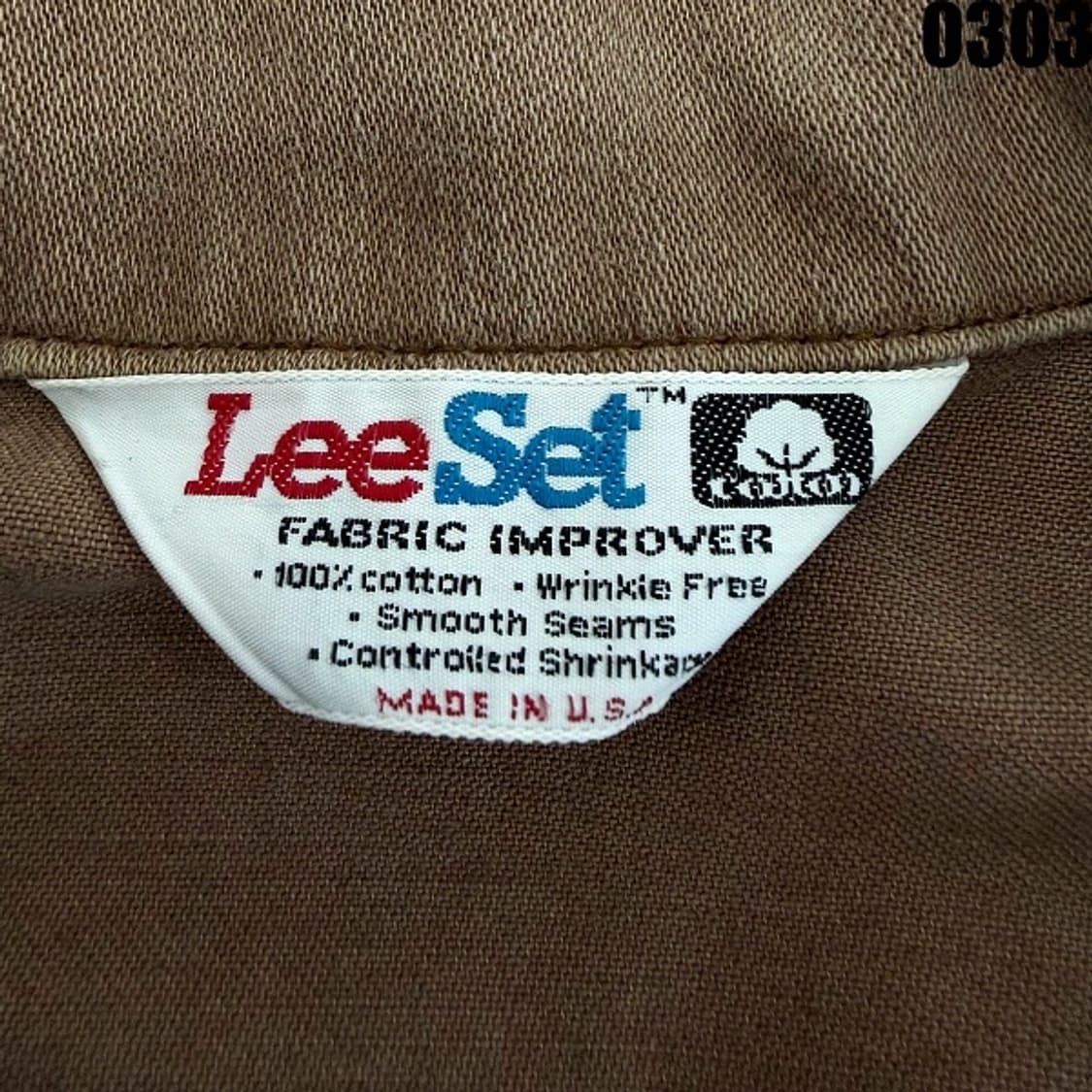 90s USA Lee Set  임프루버 코튼 자켓 M  상품이미지6