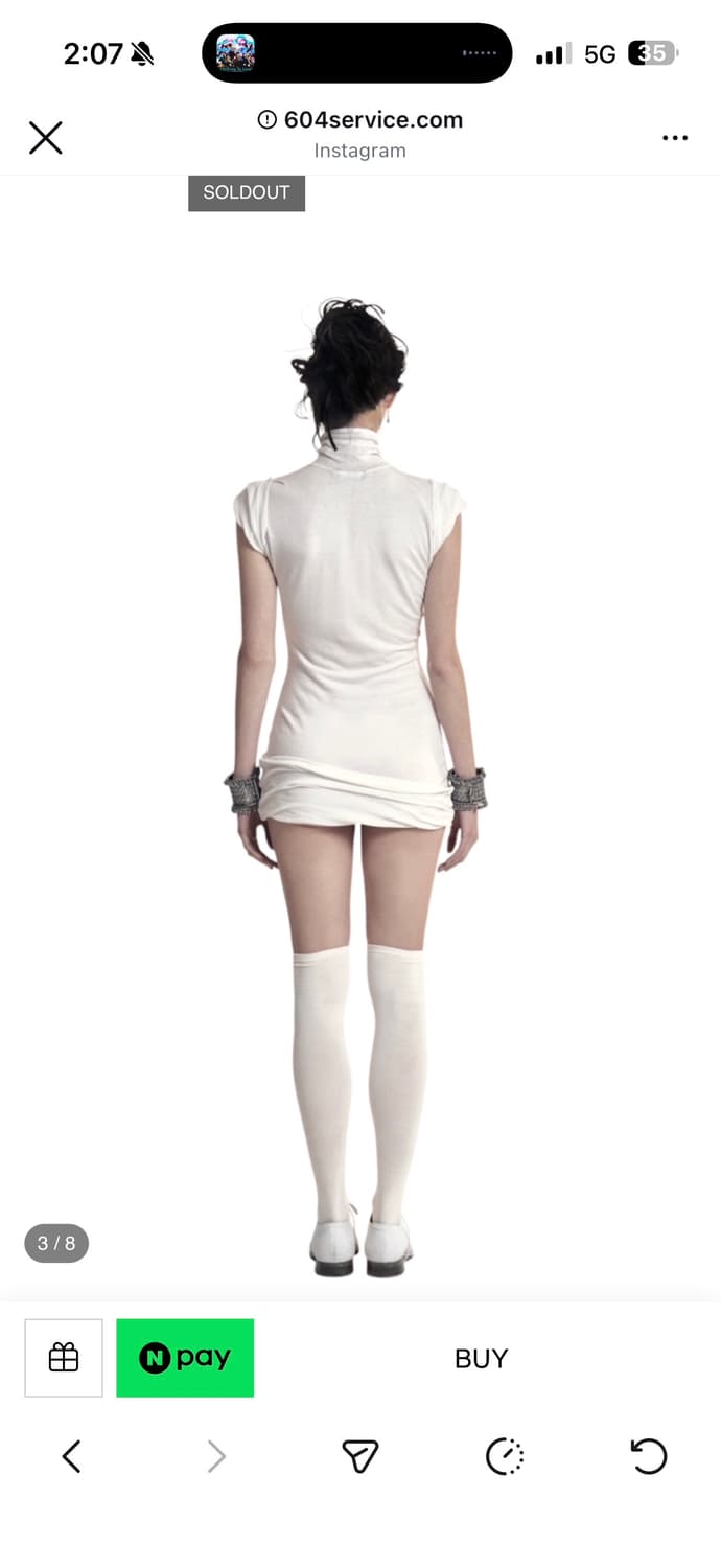 604서비스 PRIMATE TURTLENECK DRESS 터틀넥 원피스 상품이미지3