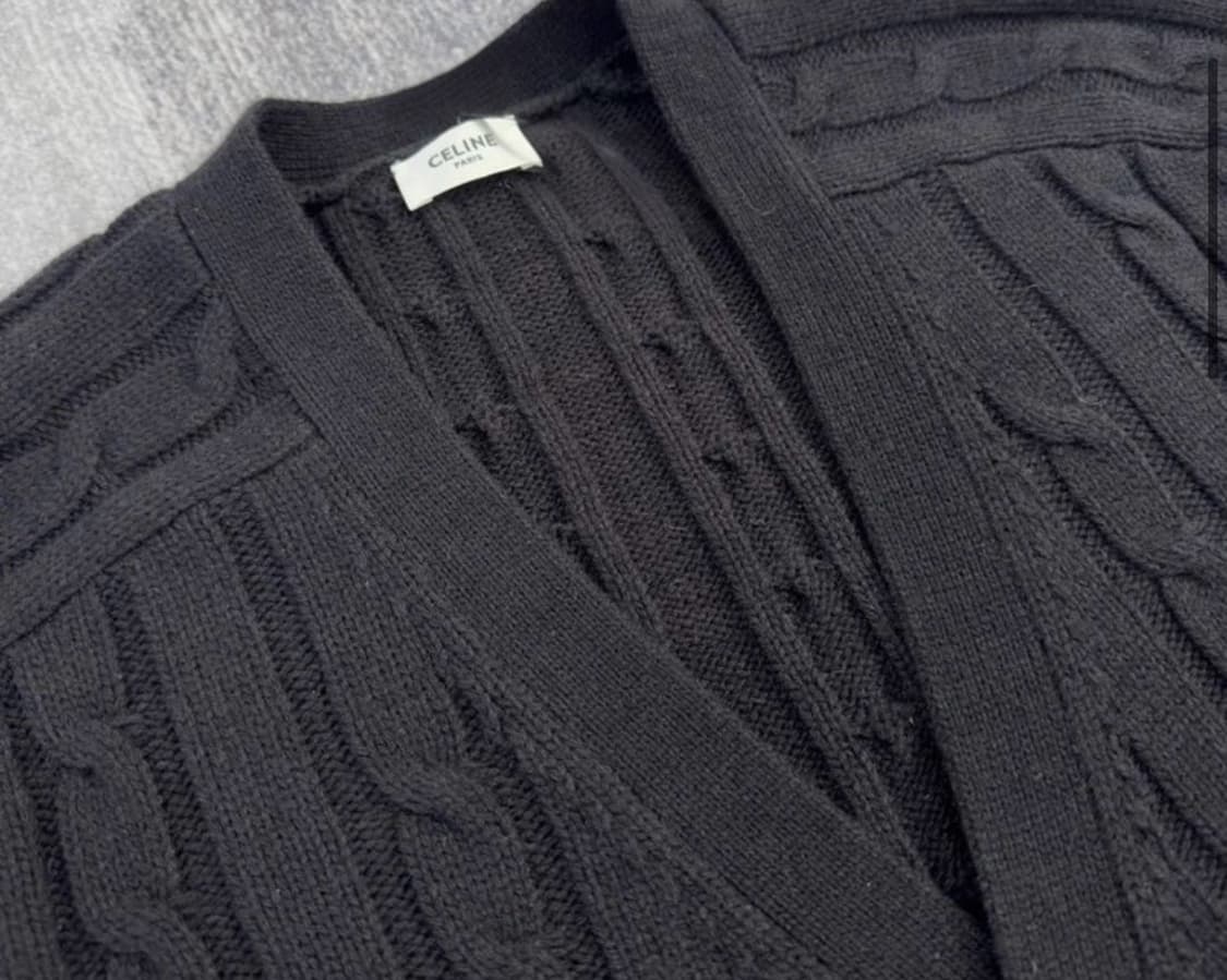 셀린 케이블 트리옹프 니트 가디건 상품이미지5