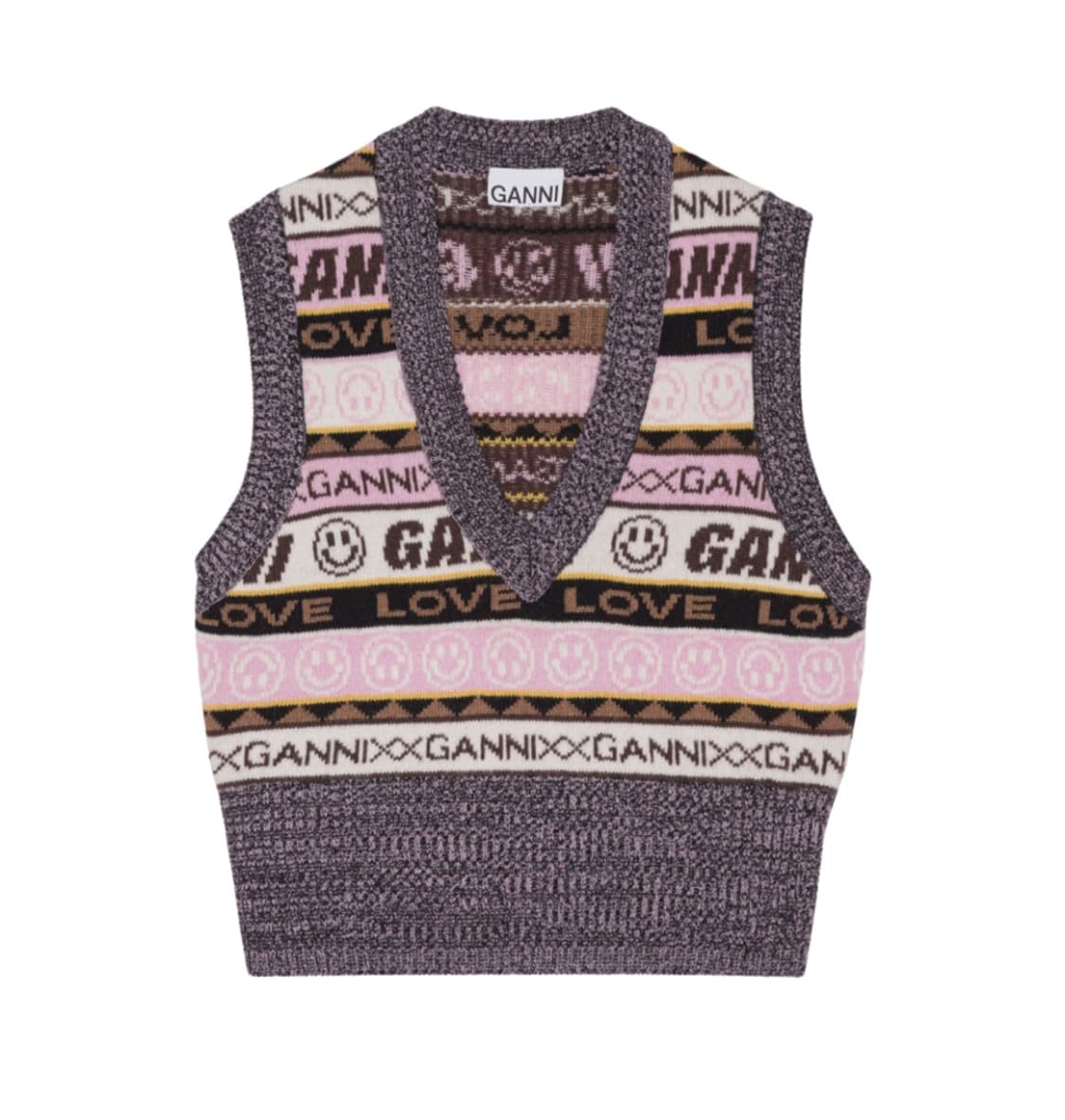 가니 브이넥 베스트 조끼 상품이미지3