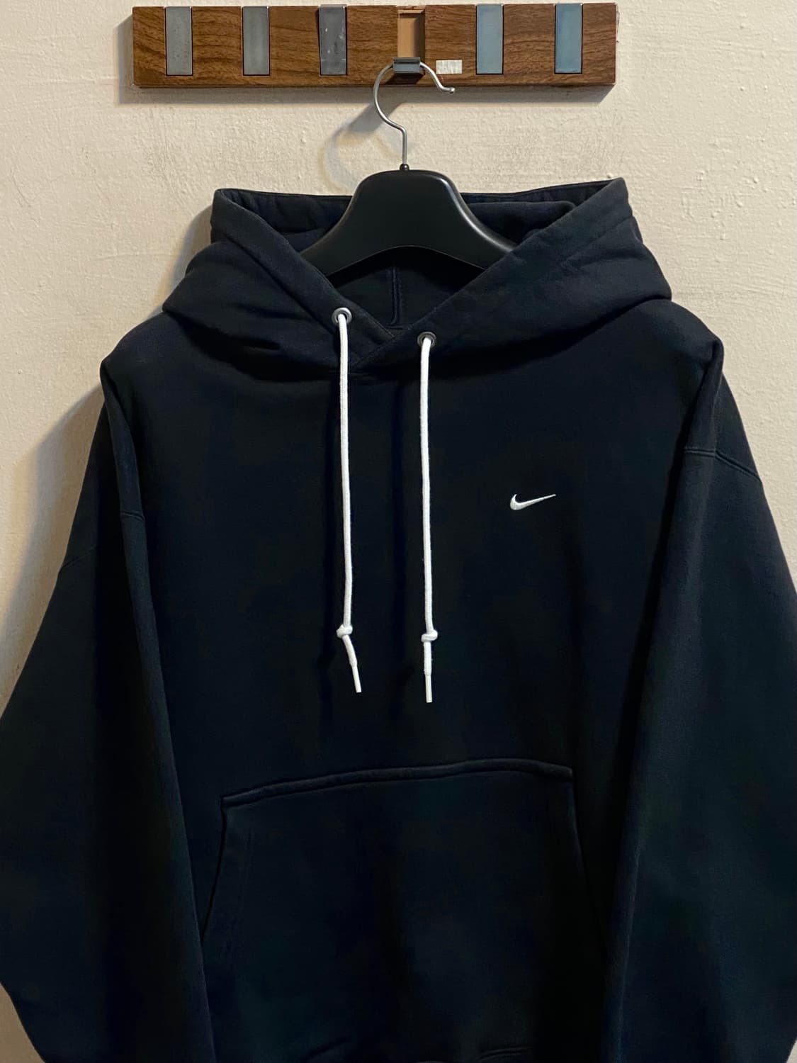 나이키 블랙 로고 후드  상품이미지2