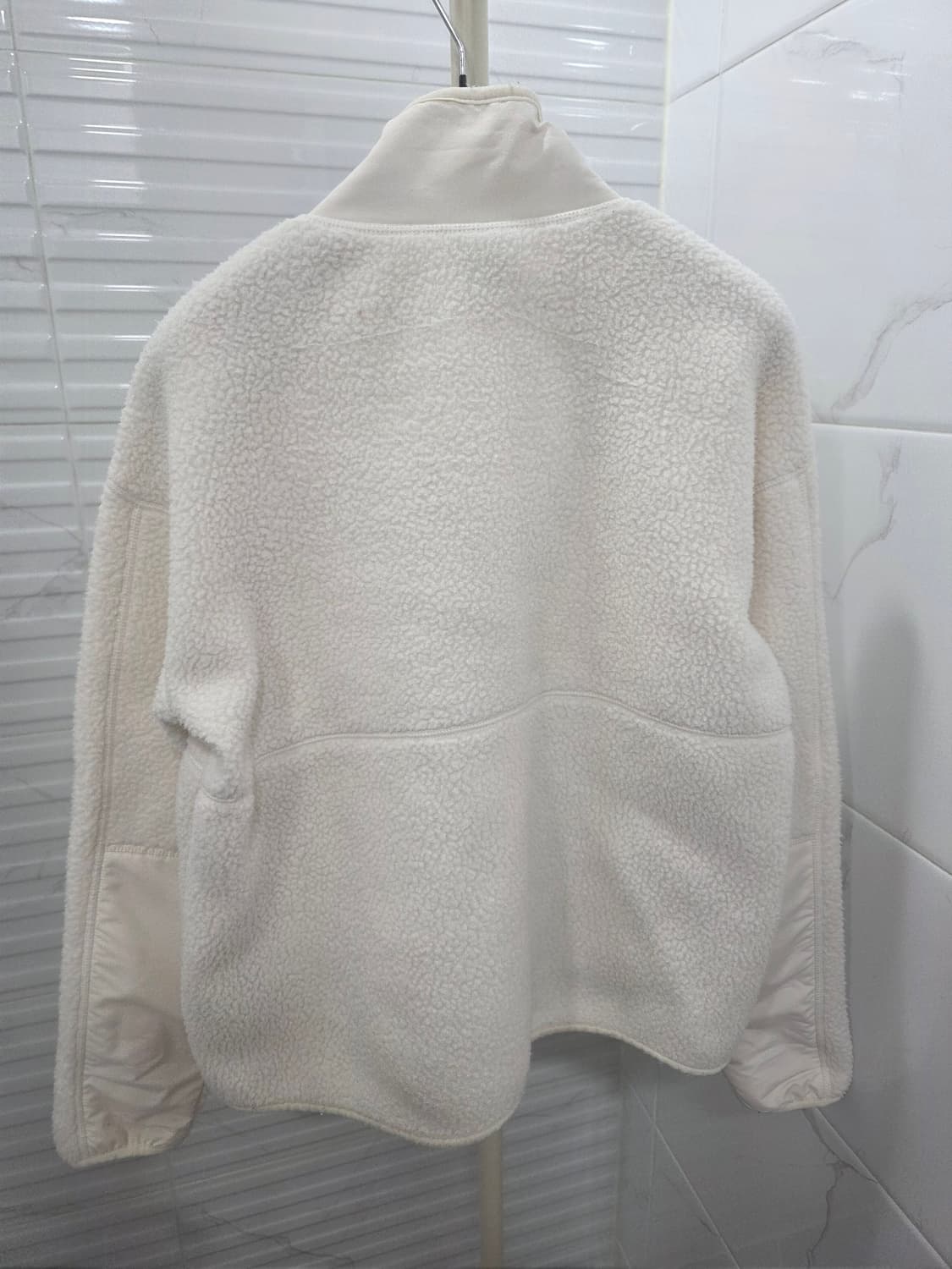 노스페이스 세미크롭 아이보리 후리스 자켓 상품이미지5