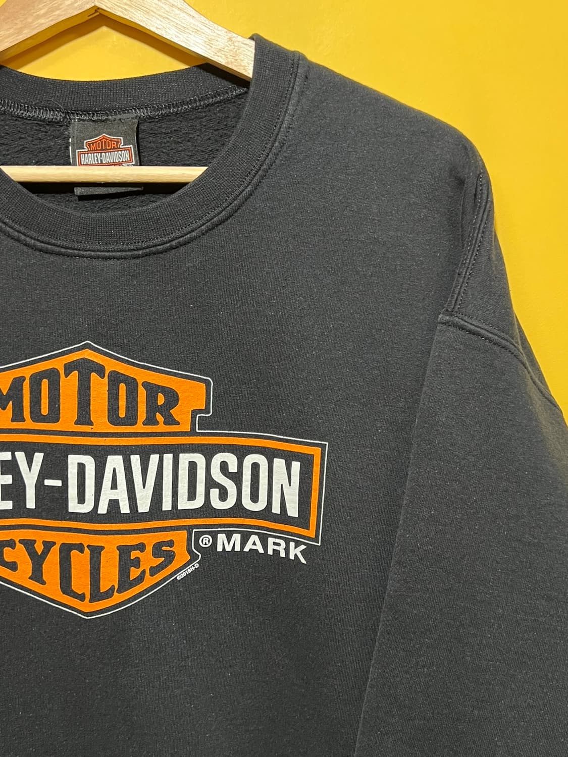 [L] 할리데이비슨 SLIVER EAGLE 맨투맨 블랙 스웨트셔츠 상품이미지2