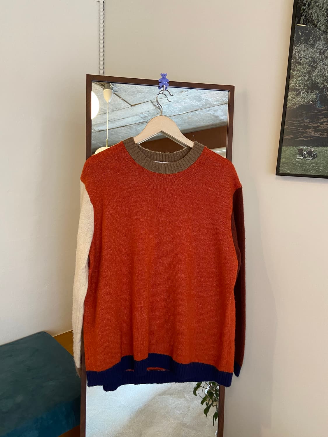 유니클로x이네스 드 라 프레상쥬 배색 니트 상품이미지1