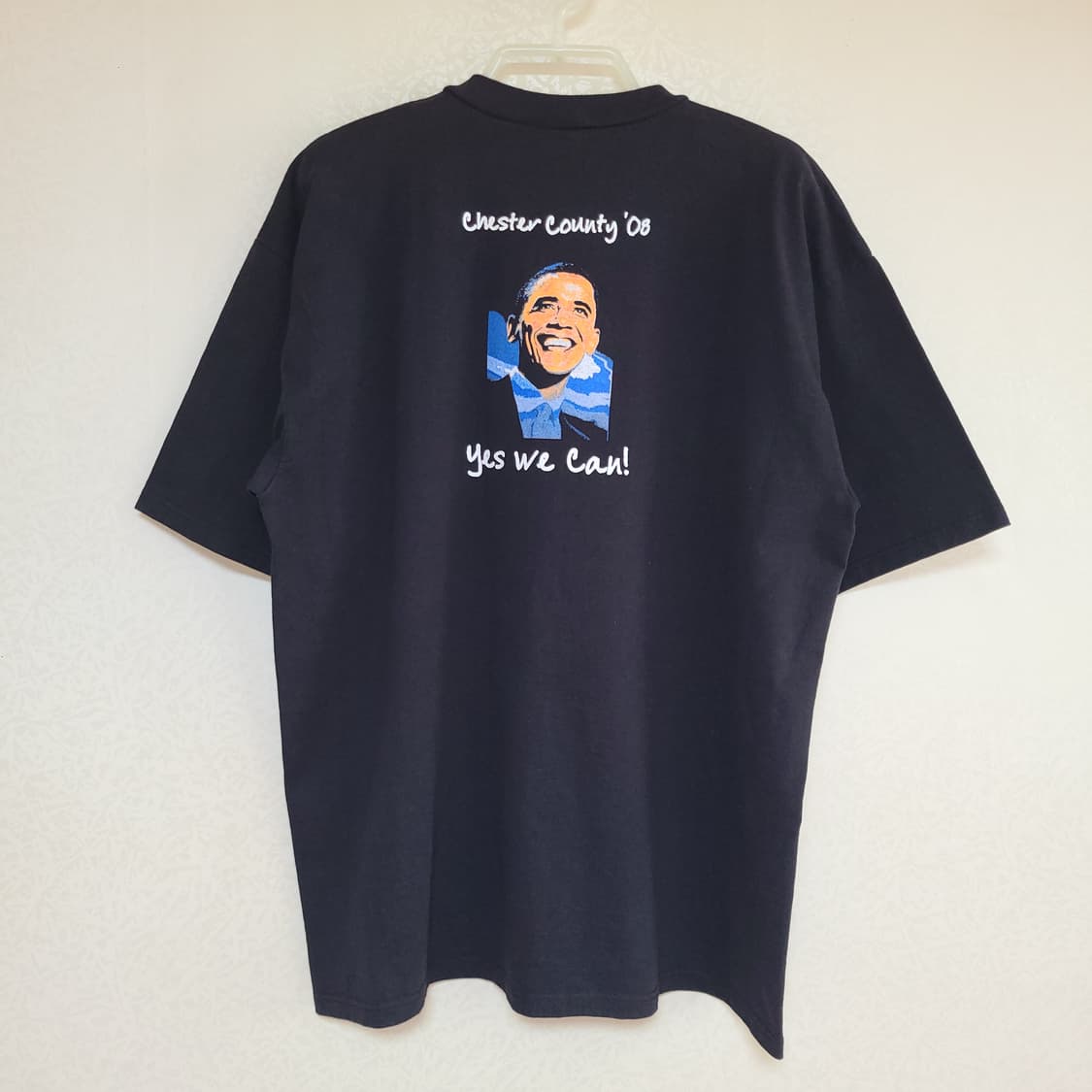 00s USA 버락 오바마 2008년 빈티지 랩티셔츠 반팔 티셔츠 XXL 상품이미지5