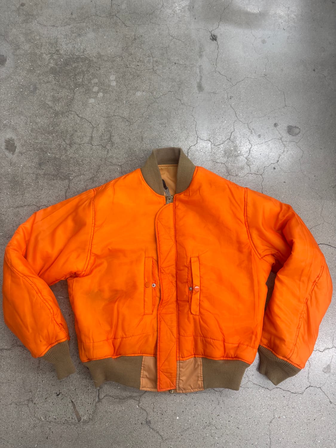 MA-1 vintage IDEAL ZIPPER 상품이미지3