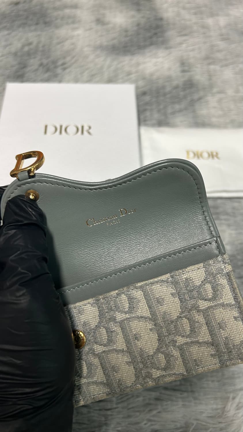 디올 오블리크 새들 카드지갑 상품이미지7