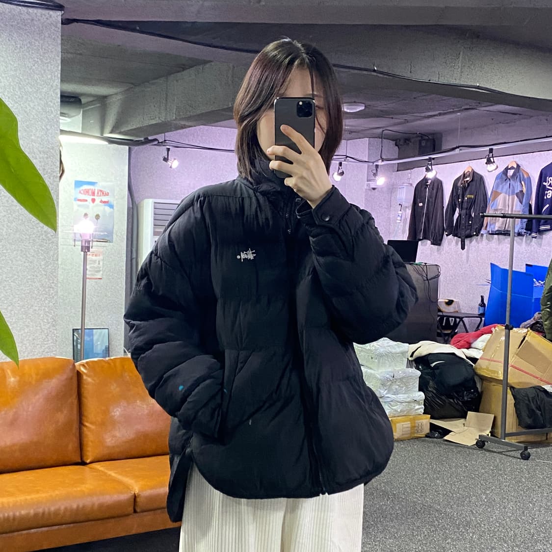 스투시 오스트레일리아 나일론 다운패딩 B3153 상품이미지1