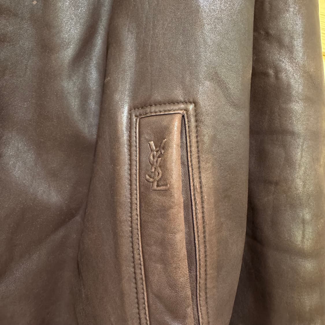 입생로랑 가죽자켓 상품이미지2