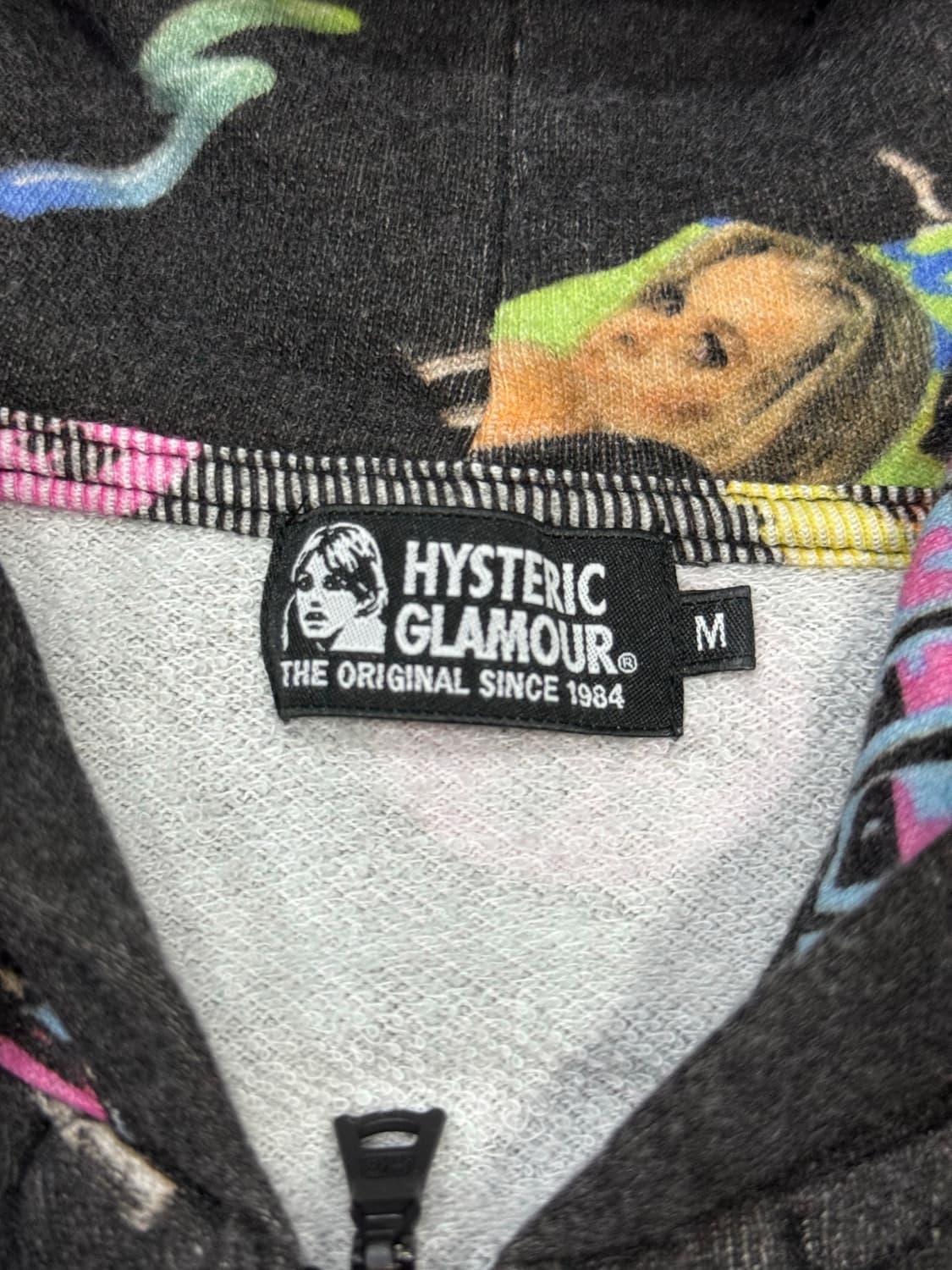 히스테릭 글래머 총 무늬 패턴 후드 집업 자켓 상품이미지7