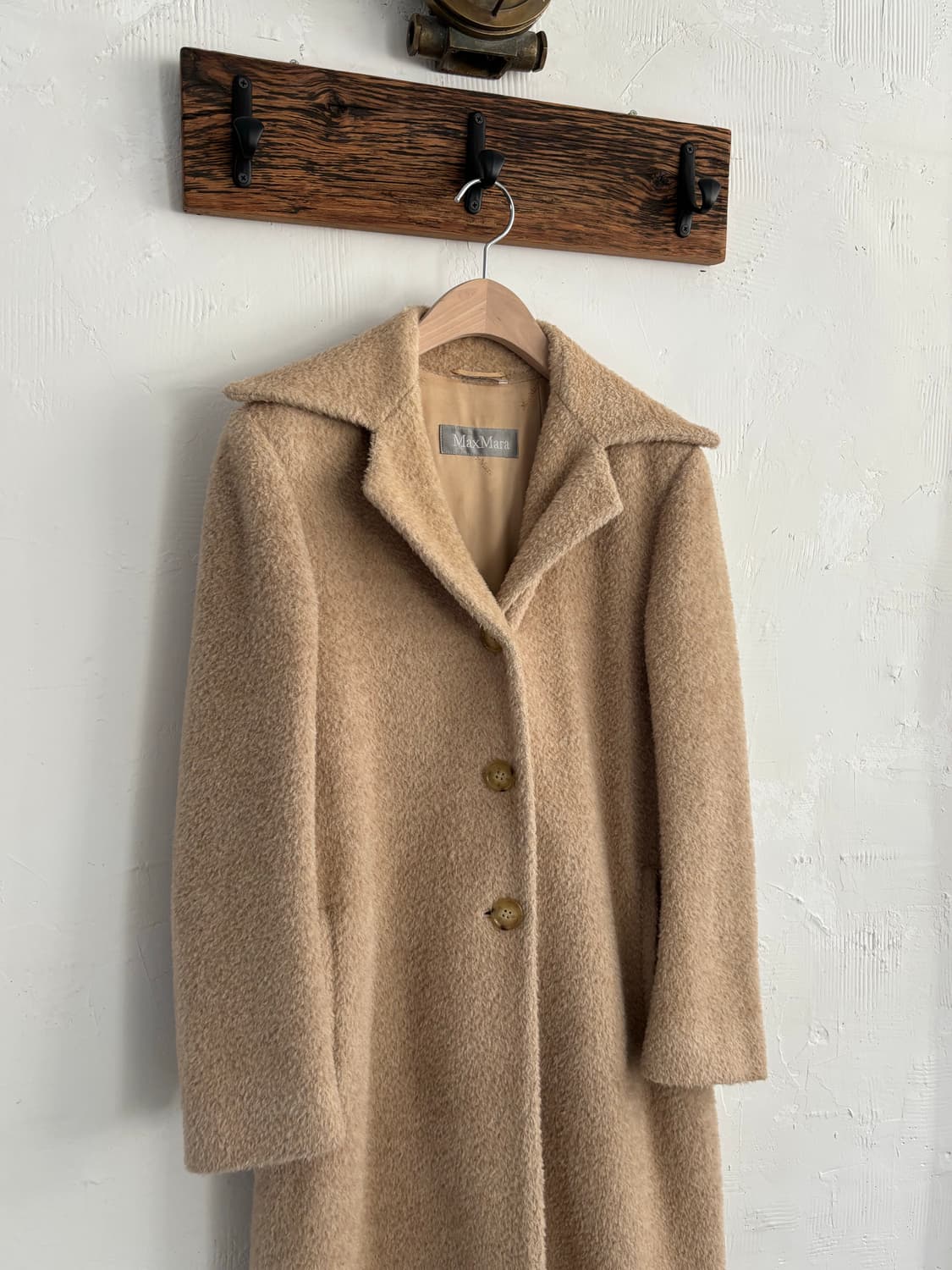 Max Mara 막스마라 알파카 싱글 코트 상품이미지6